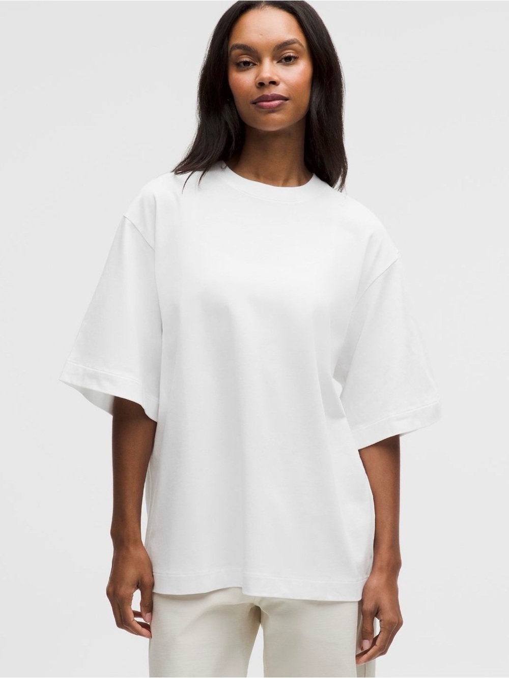 NWT Lululemon Heavyweight Cotton Oversized T-shirt in White